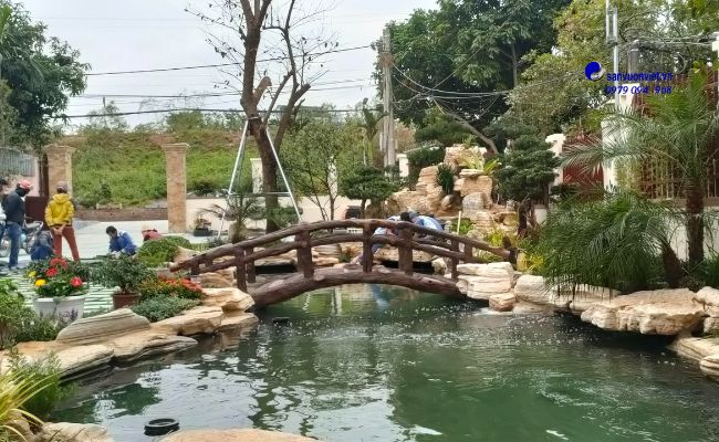 thiết kế hệ lọc hồ cá koi